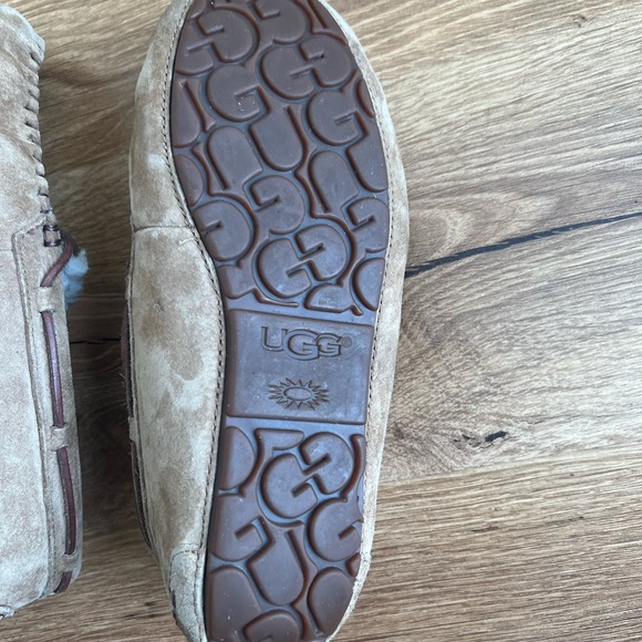 UGG DAKOTA moccasin slippers chestnut colour - Picture 4 of 6